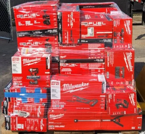 palettes milwaukee liquidation france