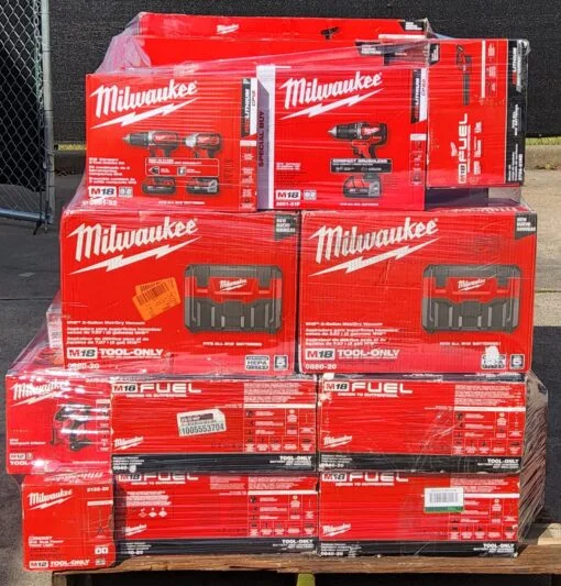 acheter palettes milwaukee en gros france