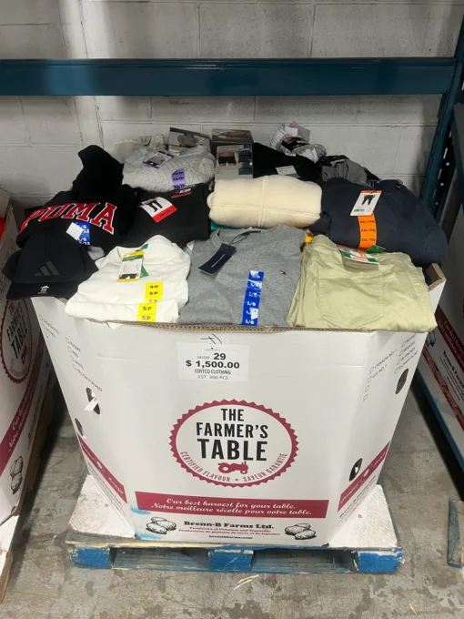 acheter palettes vêtements costco france